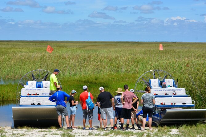 60 Minute Small Group Semi Private Everglades River Of Grass Airboat Charter - Inclusions and Amenities
