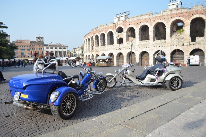 8-H Trike or Ryker Rental on Garda Lake (1 Driver + up to 2 Pax) - Explore Bardolino and Verona
