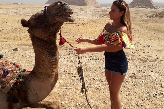 8-Hour Private Tour of the Pyramids, Egyptian Museum and Bazaar From Cairo - Pyramids of Giza