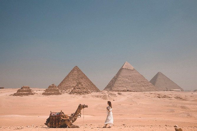 8-Hour Private Tour of the Pyramids,Museum and Bazaar Including Camel Ride - Giza Pyramids Exploration