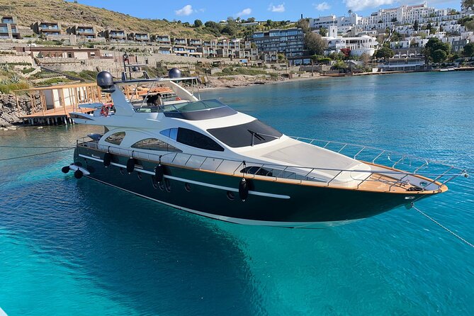 8 Hour Private Yacht Cruise in Delos Rhenia Mykonos Ferretti 830 - Meeting Point and Pickup