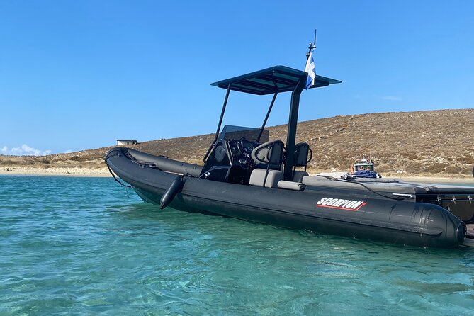 8 Hour Private Yacht Cruise in Delos Rhenia Scorpion 28 - Yacht Specifications