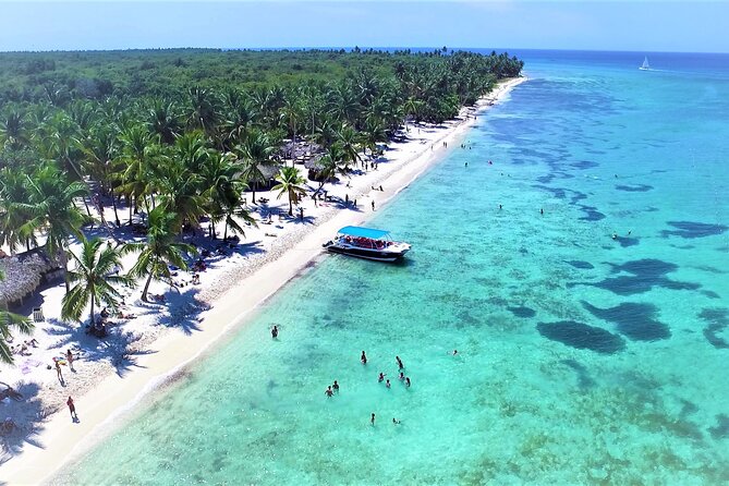 8-Hour Saona Party Boat and a Stop at a Natural Pool From Cap Cana - Pricing and Booking