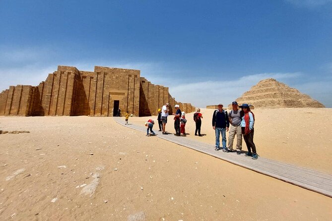 8-Hours Giza Pyramids,Sphinx ,Sakkara Step Pyramid and Memphis Old City - Booking Information