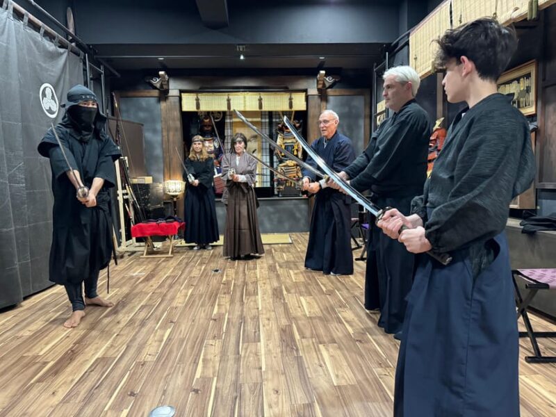 90-min Shinobi Samurai Premium Experience at Ninja Clan Dojo - Ninja and Samurai Tools and Weapons