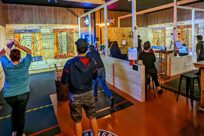 90 Minute Axe Throwing Guided Experience in Clearwater at Hatchet Hangout - What to Expect