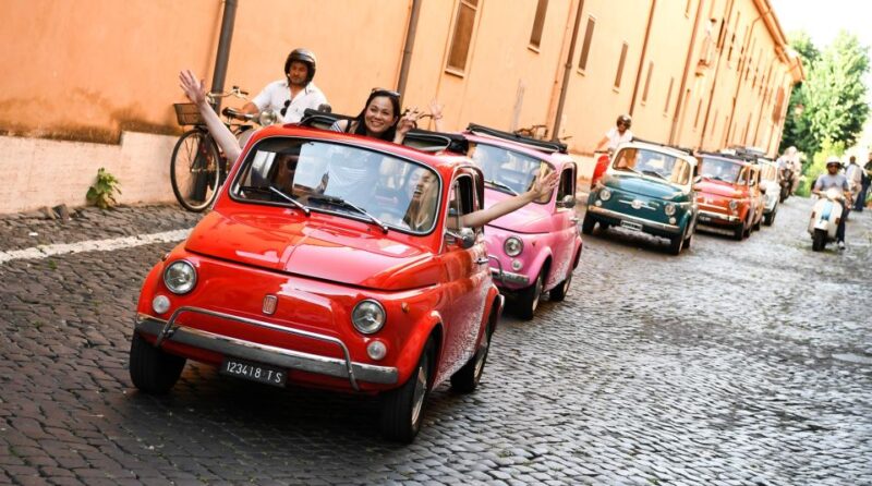 90-Minute Tour in Convoy in Vintage Fiat 500 - Key Points