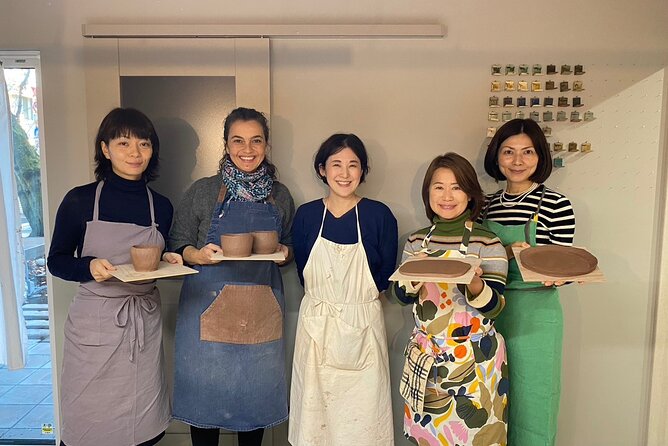 A Calming Pottery Workshop & Japanese Food Musubi Making TOKYO - Included Materials and Tools