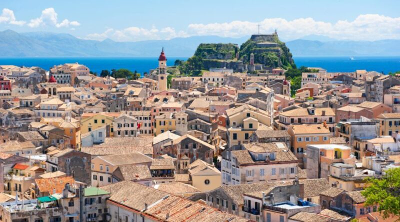 A Cultural Tour in the Historical Centrer of Corfu Old Town - Enjoying a Coffee With a View
