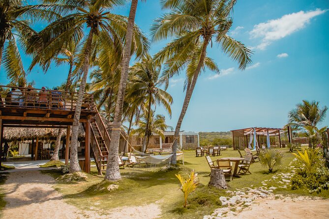 A Full Day at the Beach Club Vista Mare in Tierra Bomba - Lunch and Dining Experience
