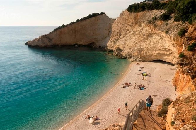 A Full-Day, Shared Boat Tour of Three Lefkada Beaches - Visiting Agiofili Beach