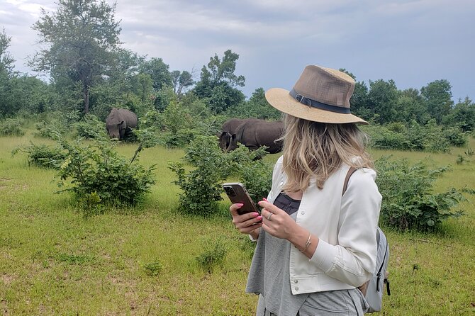 A Game Drive Plus White Rhino Short Walk - Endangered White Rhinos