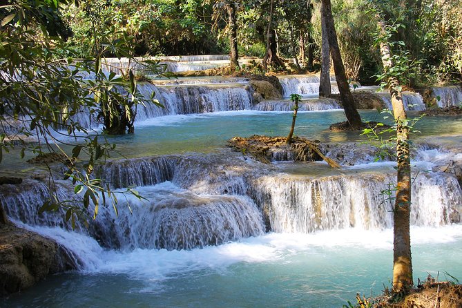 A Relaxing Day at the Kuang Si Falls - Cooling Down at the Waterfalls