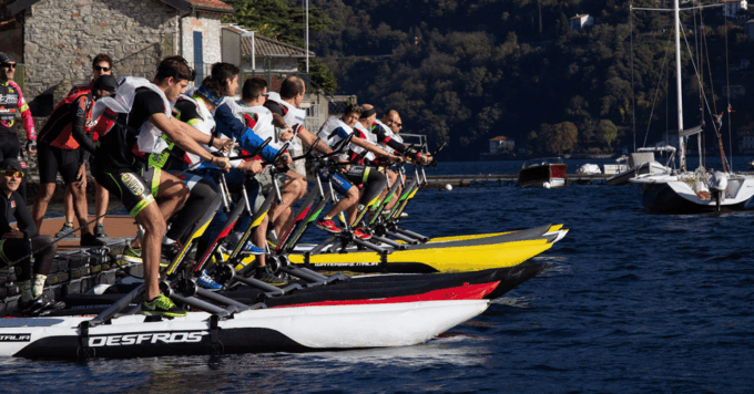 A Water Bike Adventure on Lake Lugano - Customizable Pace