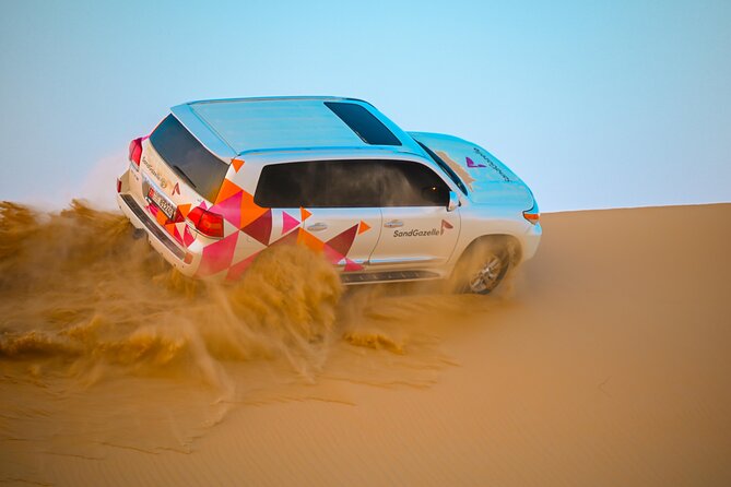 Abu Dhabi Evening Desert Safari - Private Car Dune Bashing & BBQ - Private Tour Experience
