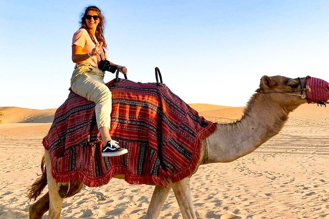 Abu Dhabi: Evening Desert Safari With Camel Ride, BBQ & Live Show - Belly Dance and Tanoura Show