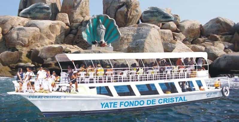 Acapulco: Crystal Bottom Boat Tour to La Roqueta Island - Experience Highlights