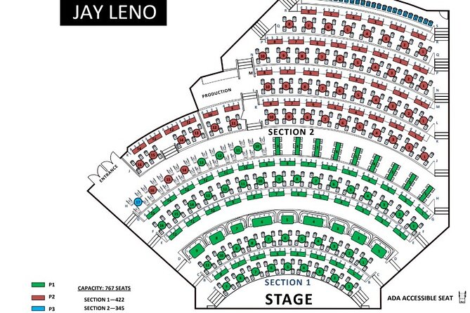 Aces of Comedy™: Jay Leno at MGM Grand Hotel and Casino - Seating Options