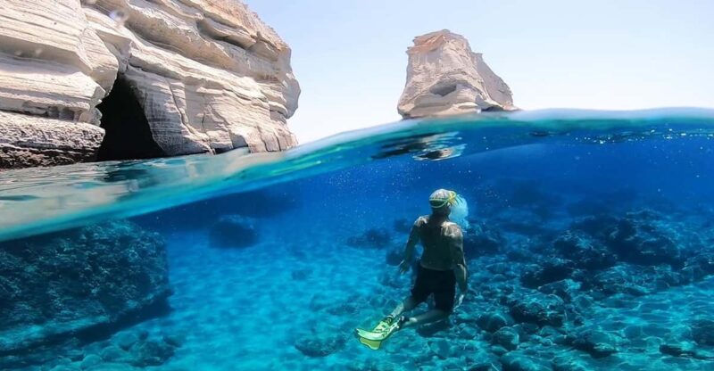 Adamantas: Full-Day Milos & Poliegos Boat Tour With Meals - Itinerary Highlights