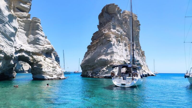 Adamantas: Kleftiko Sailing Cruise With Meal and Swim Stops - Authentic Greek Cuisine and Drinks