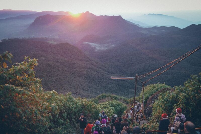 Adams Peak: Overnight Trek via Peak Wilderness Sanctuary - Sunrise at Adams Peak