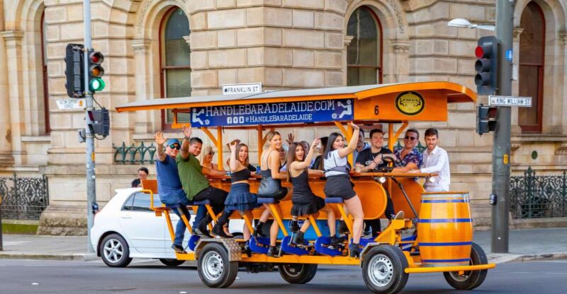 Adelaide: Handlebar Bike Tour With Pub Stops & Dinner Option - Itinerary Details