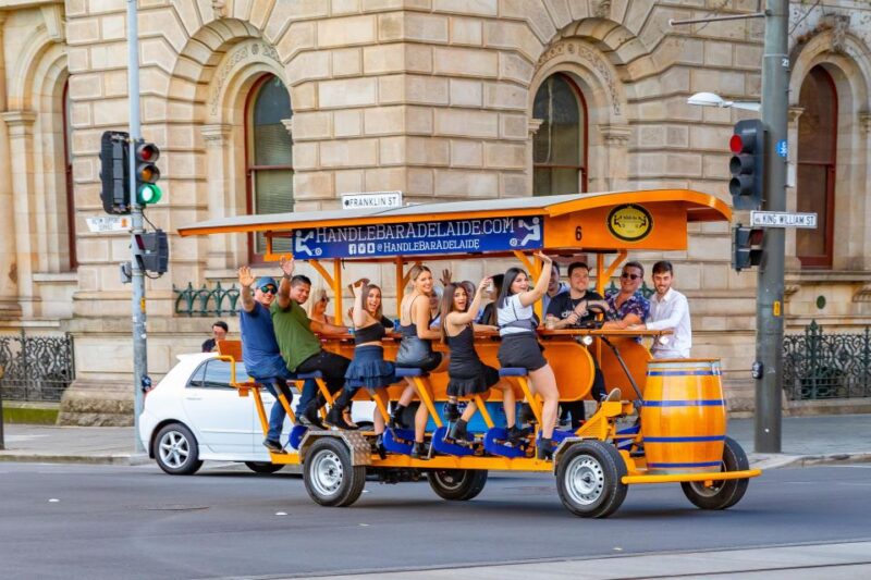 Adelaide: Handlebar Bike Tour With Pub Stops & Dinner Option - Tour Duration and Pricing