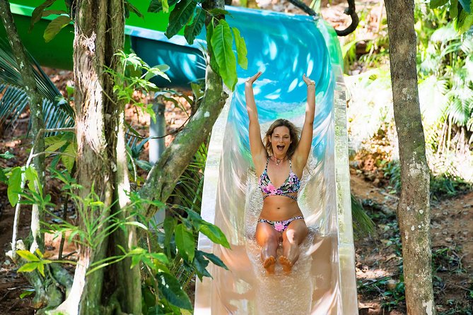 Admission + 2x Zip Line + Unlimited Water Slide Rides - Coral Displays and Wildlife Exhibits