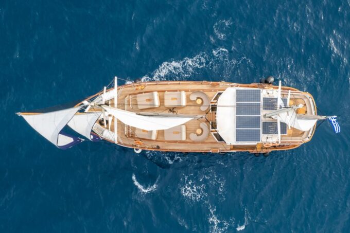 Adonis Luxury Schooner Santorini Full Day Cruise - Cruising Santorinis Towns