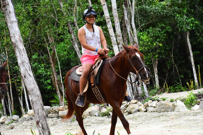 Adrenaline 4x1 - ATV (Shared), Horse Back Riding, Ziplines, & Cenote From Cancún - ATV Shared Ride Experience