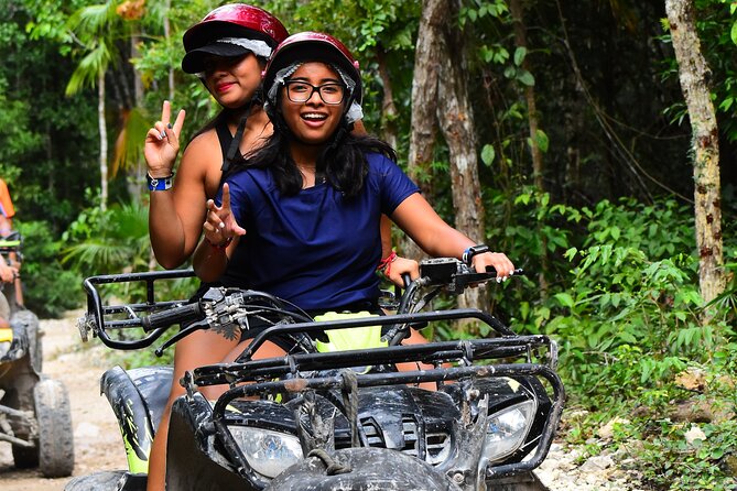 Adrenaline 4x1 - ATV (Shared), Horse Back Riding, Ziplines, & Cenote From Cancún - Horseback Riding Adventure