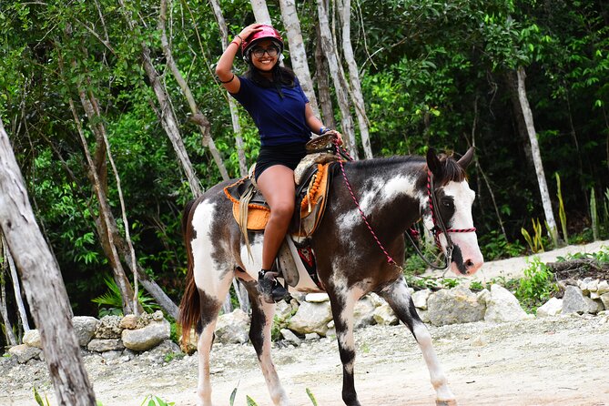 Adrenaline 4x1 - ATV (Shared), Horse Back Riding, Ziplines, & Cenote From Cancún - Frequently Asked Questions