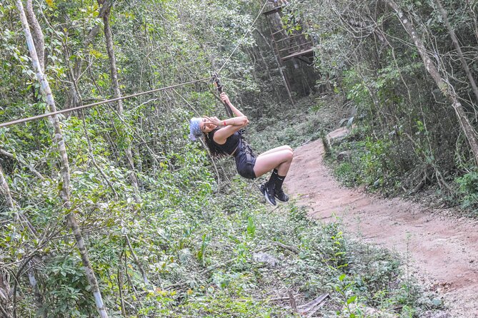 Adrenaline Day in Cancun, Atvs, Ziplines and Cenote Experience in the Best Park! - Exploring the Lush Jungle