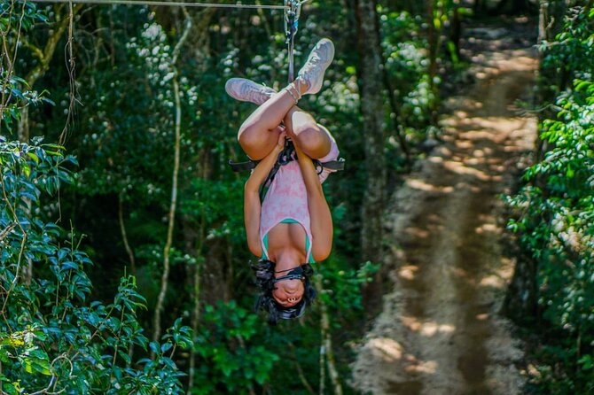 Adrenaline Experience From Cancun Atvs Ziplines and a Mayan Cenote - Thrilling Zipline Through the Jungle