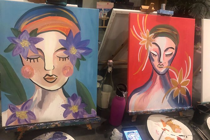 Adults Art and Wine Class in Byron Bay - Class Experience Details