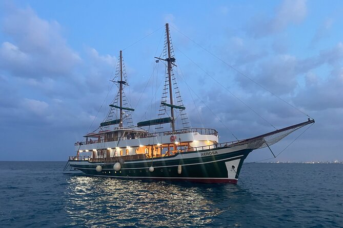 Aerosa Sunset Afternoon Guided Cruise With Dinner in Cyprus - Key Points