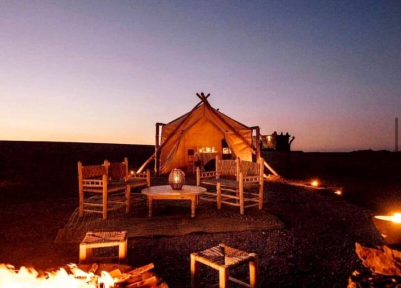Agafay Desert Camel Ride & Sunset & Dinner - Key Points
