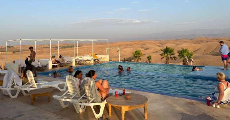 Agafay Desert Camel Ride With Berber Dinner From Marrakech - Key Points