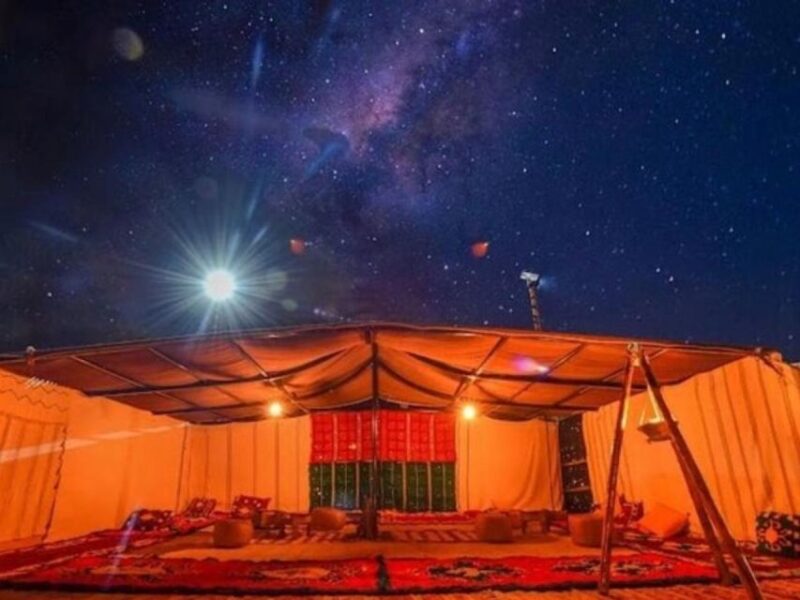 Agafay Desert Camel Ride With Dinner And Sunset Spectacle - Unique Experiences
