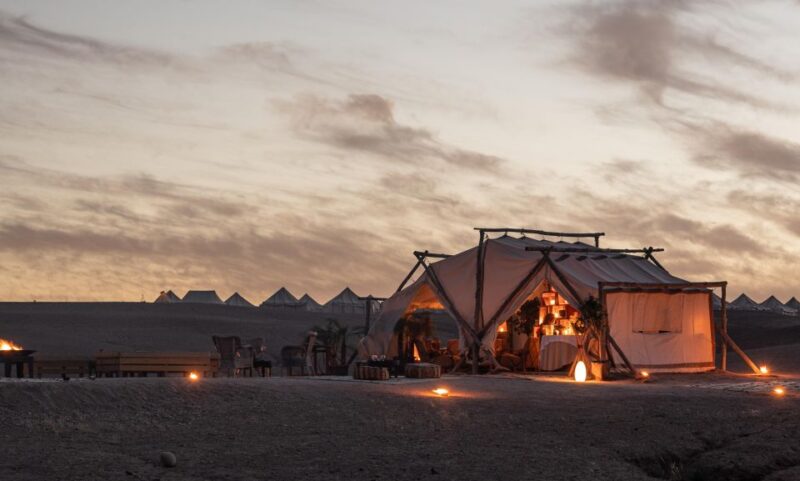 Agafay Desert Private Luxury Dinner W Live Music & Fire Show - Itinerary Details