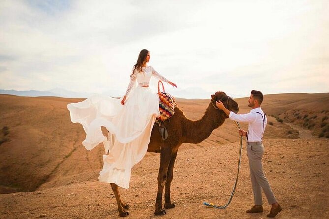 Agafay Desert Sunset, Camel Ride and Dinner From Marrakech - Camel Ride Option Included