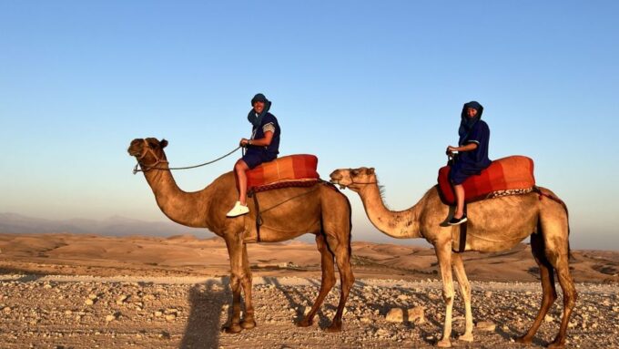 Agafay Desert Sunset Camel Ride Half Day Tour From Marrakech - Berber Tea and Attire