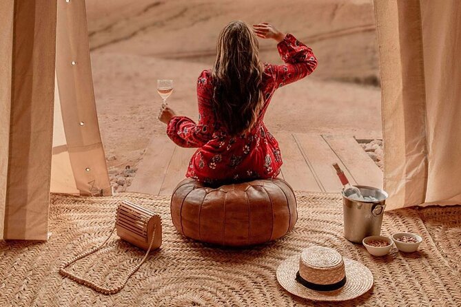 Agafay Desert Sunset Camel Ride With Dinner and Show From Marrakech - Moroccan Cuisine Experience