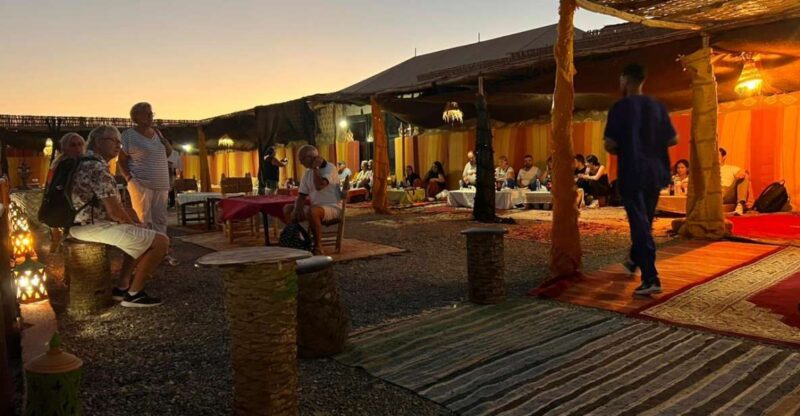 Agafay Desert Sunset Tour With Camel Ride ,Dinner and Show - Key Points