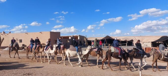 Agafay Desert Sunset Tour With Camel Ride ,Dinner and Show - Camel Ride Adventure