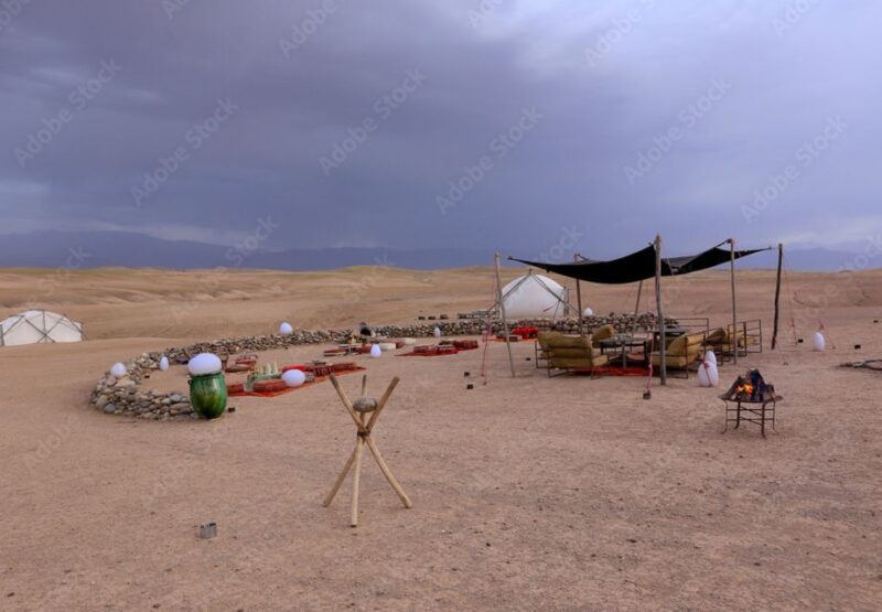Agafay Guided Camel Riding and Dinner Under Stars - Included Transportation and Activities