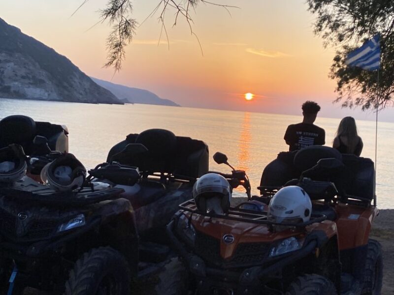 Agia Pelagia: Sunset Quad Trip With Local Products Tasting - Key Points