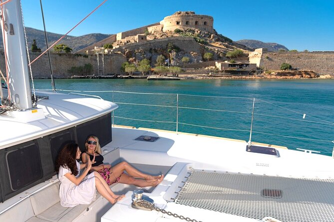 Agios Nikolaos Morning Catamaran Cruise in Mirabello With Lunch - Sailing Highlights
