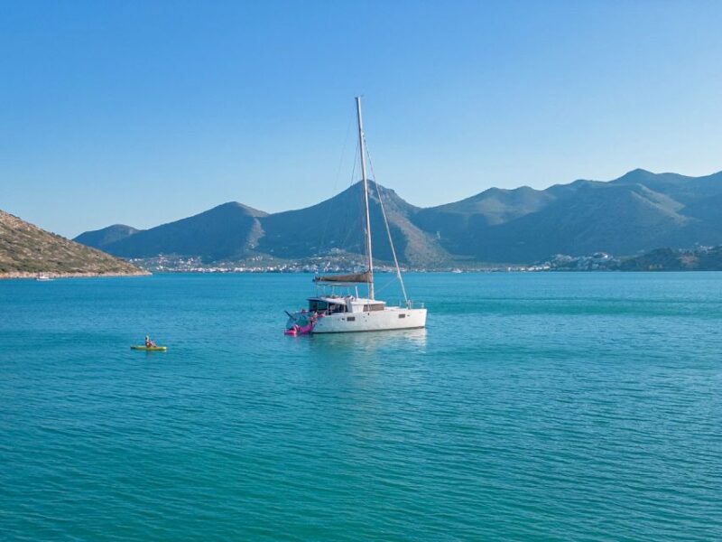 Agios Nikolaos: Morning Catamaran Cruise With Lunch - Vessel Specifications and Capacity