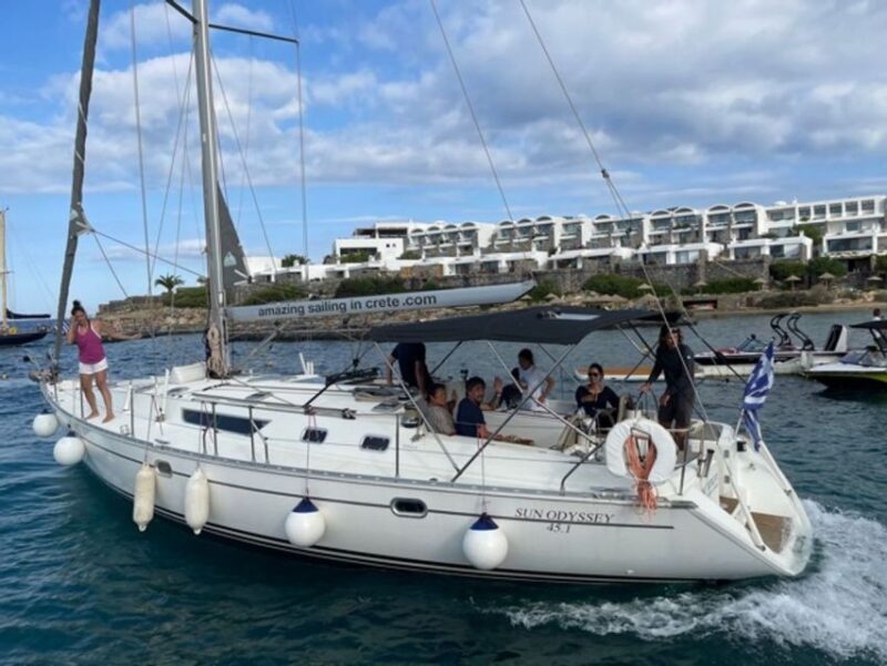 Agios Nikolaos: Private Sailing Cruise in Mirabello Bay - Onboard Food and Drinks